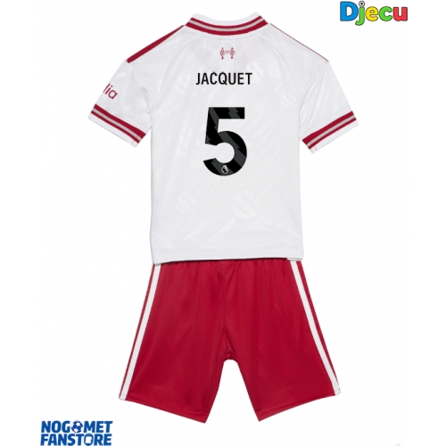 Liverpool Jeremy Jacquet #5 Gostujuci Dres za djecu 2026-27 Kratak Rukav (+ Kratke hlače)